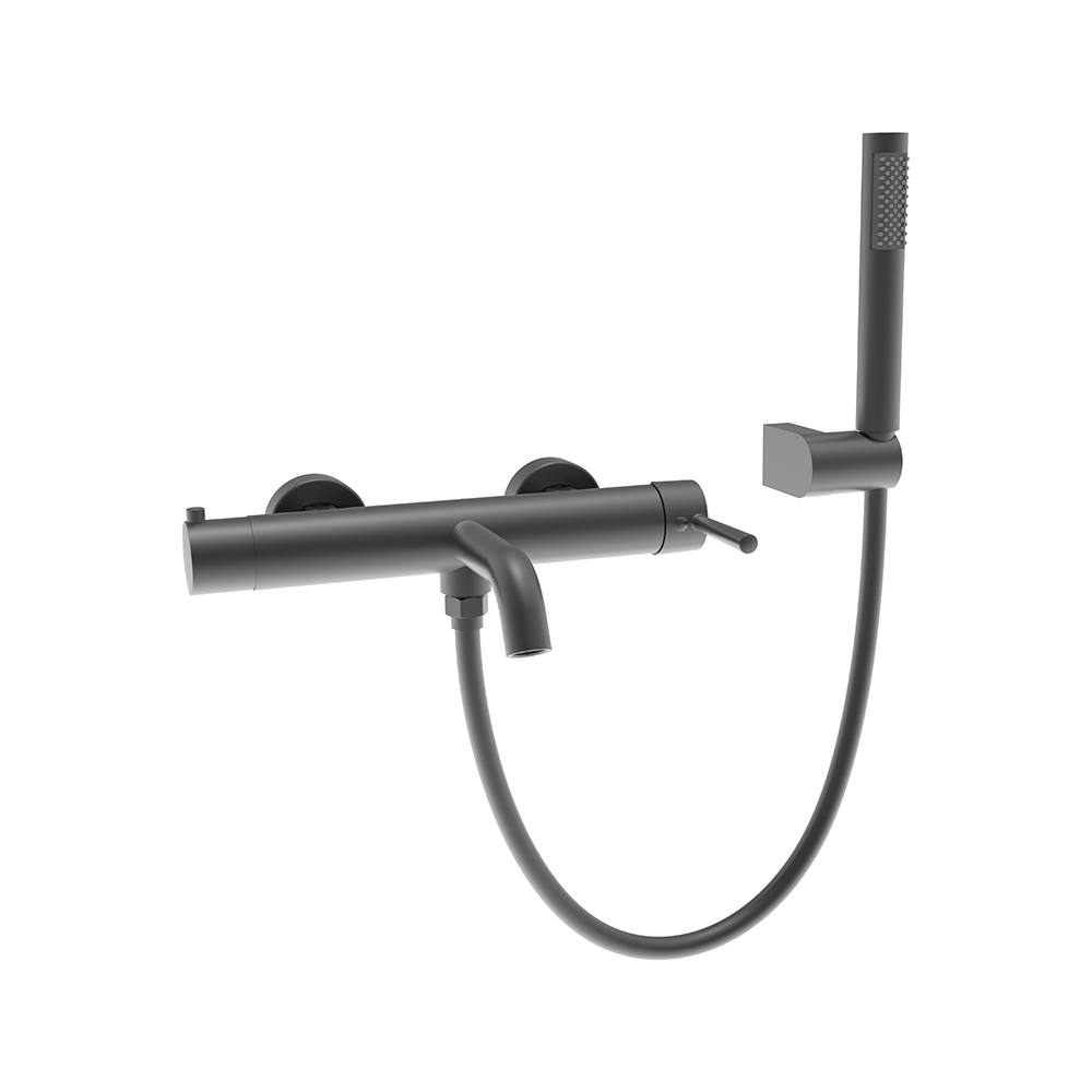 AVS SLIMMER 811-111-GM Смеситель для ванны с аксессуарами, цвет оружейная сталь Смесители AVS